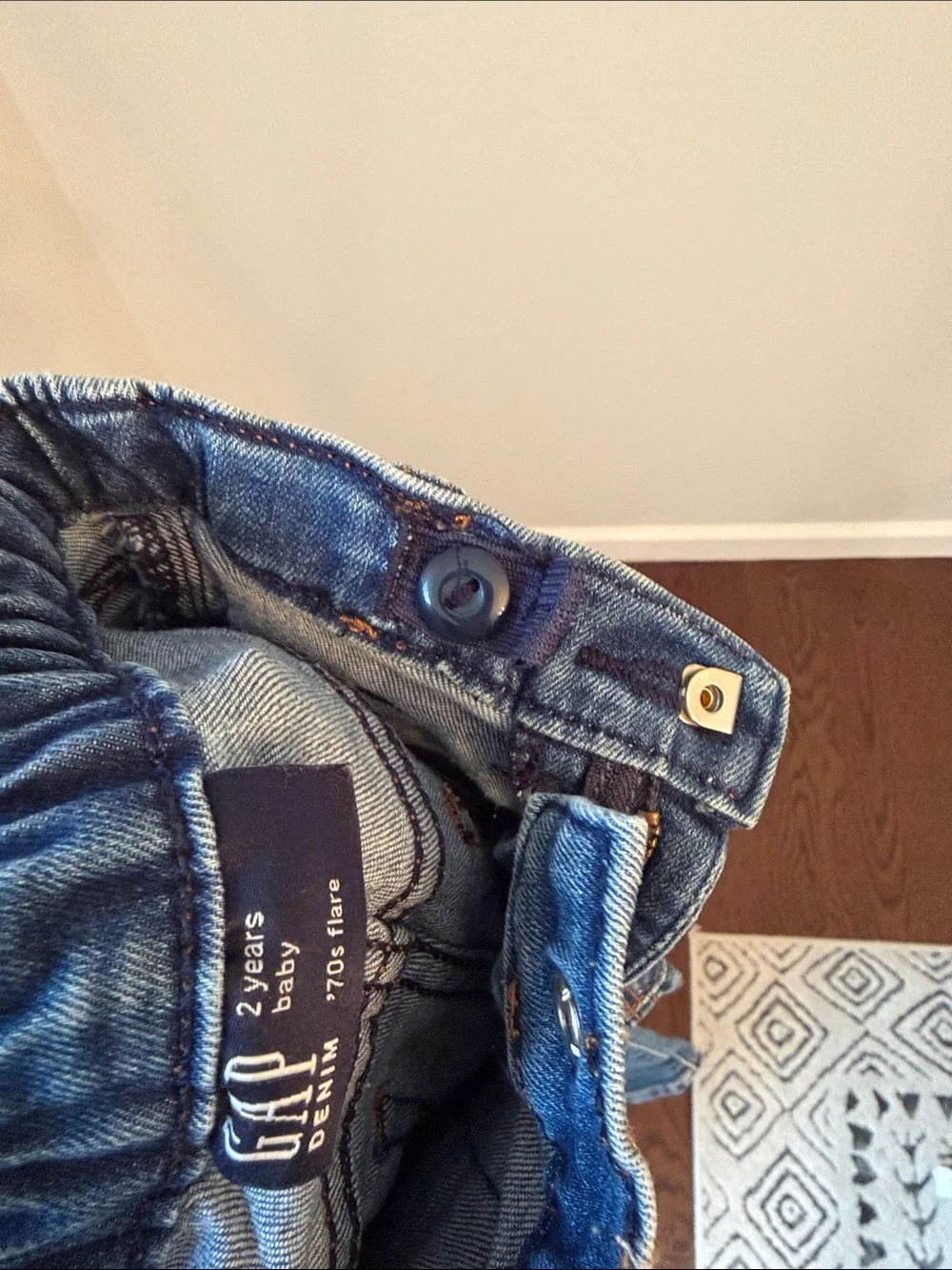 GAP Baby 70s Flare Jean- Medium Blue Wash 2T